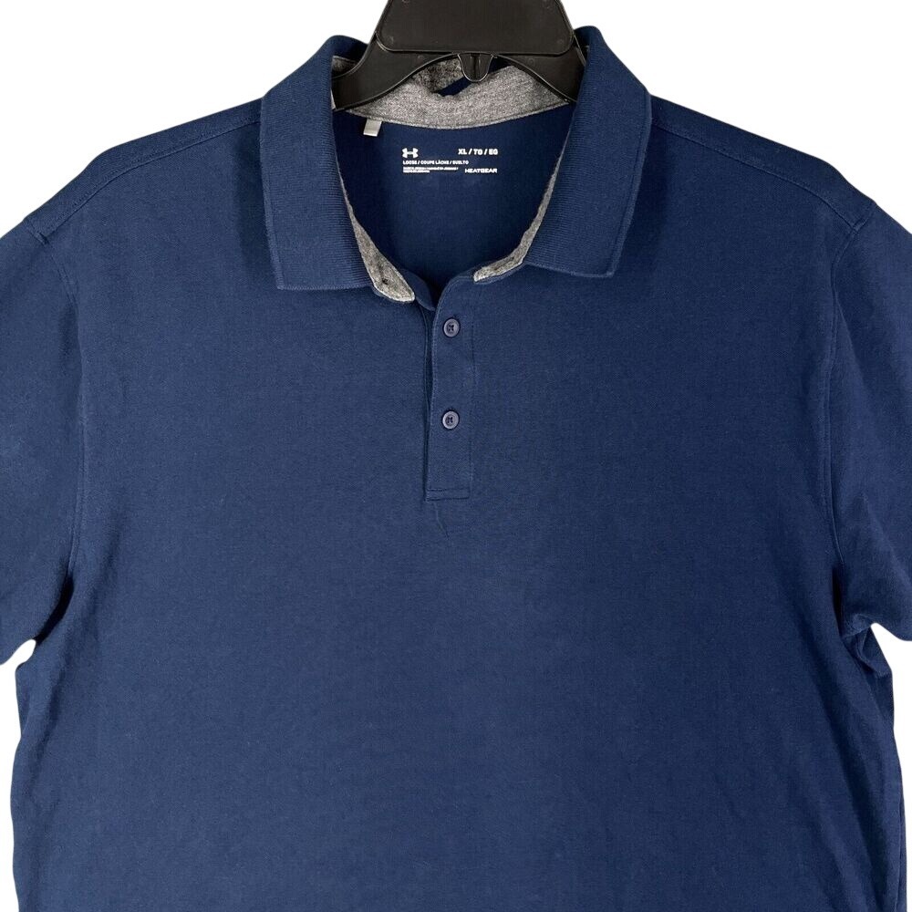 Under Armour Shirt Extra Large Polo Mens‎ Heatgear Loose Golf Short-Sleeve Golf